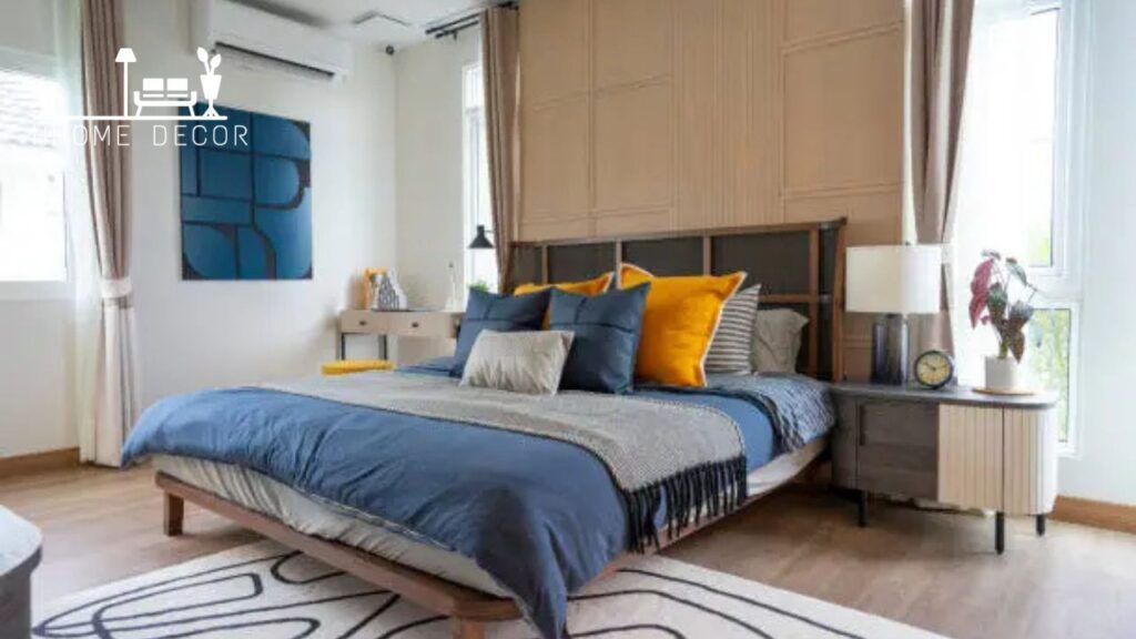 Bedroom Decorating Ideas in Blue and Yellow